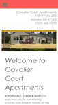 Mobile Screenshot of cavaliercourtapartments.com